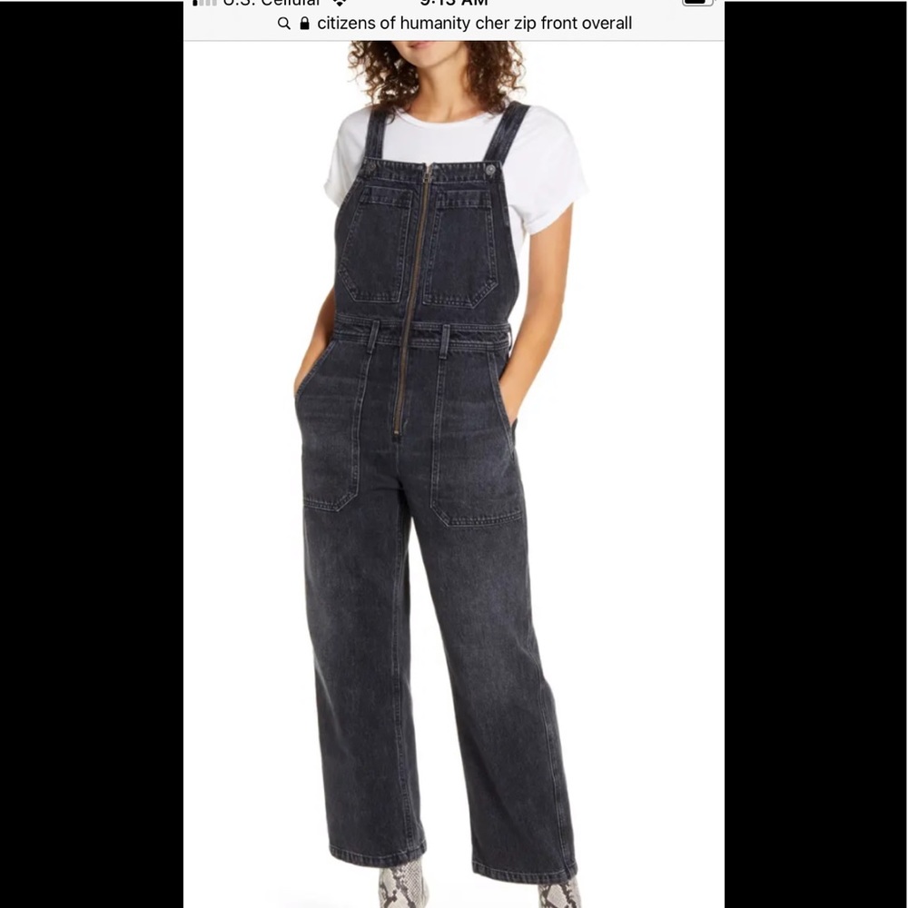 ISO! Citizens of humanity Cher zip overalls size S